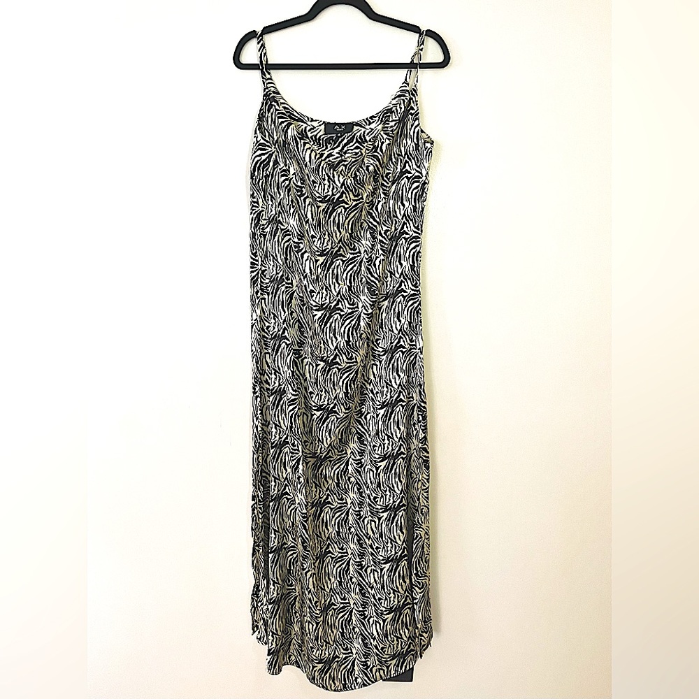 AX Paris Cowl Neck Zebra Maxi Dress